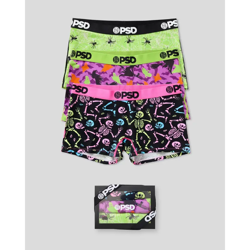 PSD Womens Halloween Boy Short Underwear, Packs & Singles - Comfortable, Breathable, Ultra-light Fabric