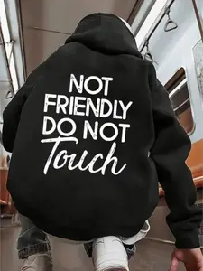 Men's Casual Streetwear Hoodie, Loose-Fitting Polyester Sweatshirt, Comfortable Fall Fashion, Unisex Golf Gift Tee, All Seasons Wear