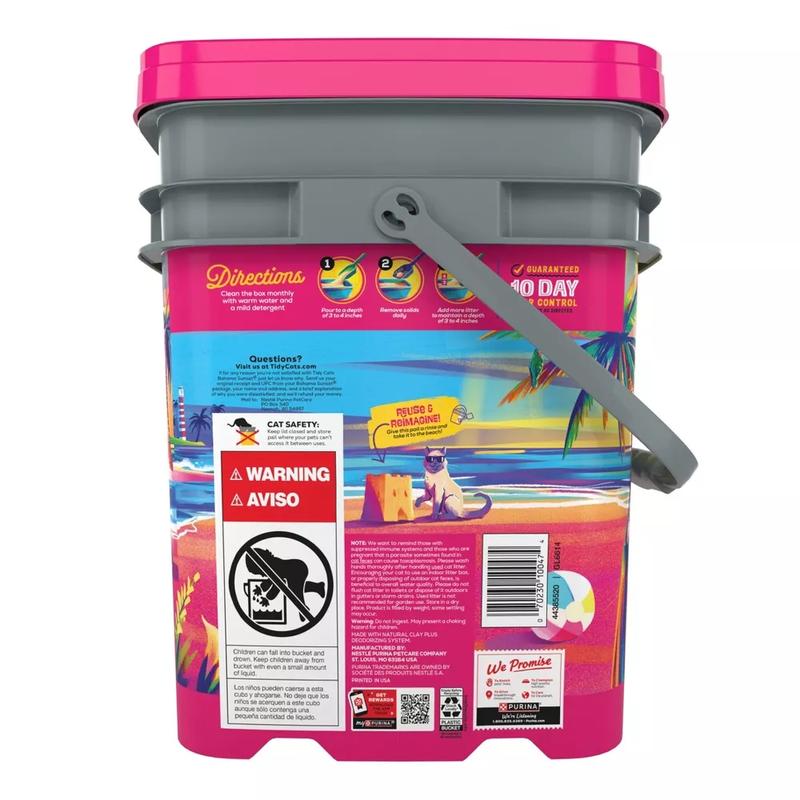 Tidy Cats Bahama Sunset Clumping Scented Low Dust Cat Litter - 35lbs