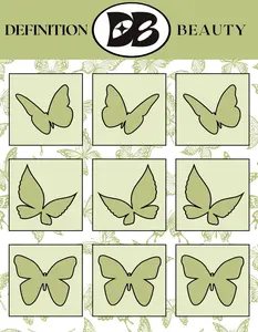 Butterfly in the Sky - Makeup Stencils