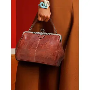 Women's Elegant PU Leather Handbag, Trendy Gorgeous Large Capacity Crossbody Bag, Stylish All-Match Shoulder Purse for Travel & Everyday Outfits