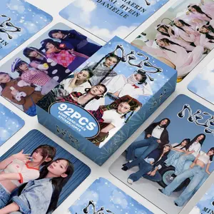 92 Small K-Pop NJZ Merchandise Collectible Photo Cards, Decorative Mini Stickers, LOMO Cards, Fan Support Cards, Gifts