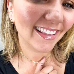 Courtney Paperclip Necklace