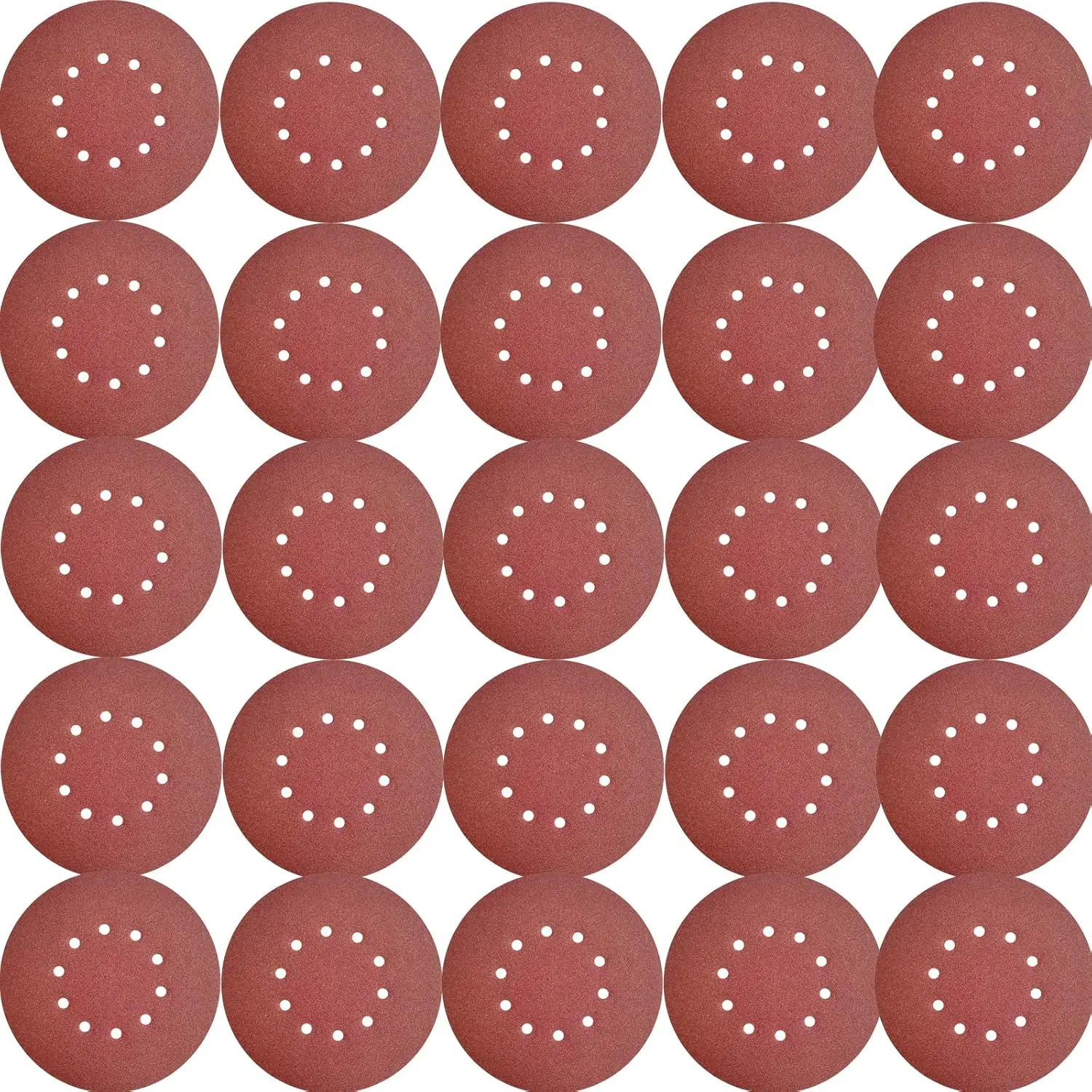 50 Pack 9-Inch 10 Hole 120 Grit Hook-and-Loop Drywall Sandpaper - Aluminum Oxide Sanding Disc for ?9" Drywall Sander  Furniture Finishing ...