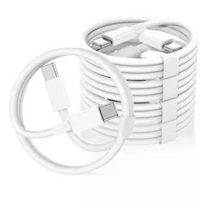 SANPRIO 5-Pack 60W 10FT USB-C to USBC Cord Fast Charging Cable for iPhone 16 15/Pro/15 Pro Max/15 Plus Pad Pro MacBook EU Type Charger - Cellphone