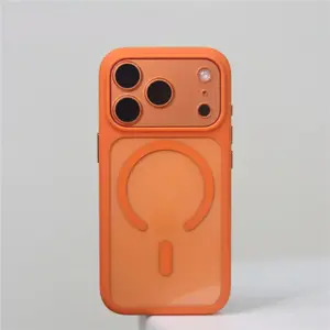 Fully Protection Transparent Hard Acrylic for Magnetic Magsafe Case for iPhone 17Pro 17 17Pro Max Camera Control Button Cover