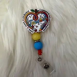 Teacher Badge Reel - Functional Design for 911 Badge, Secure & Easily Accessible, Compliance with Departmental Requirements, Essential for Law Enforcement Officers - Tactical Id Holder