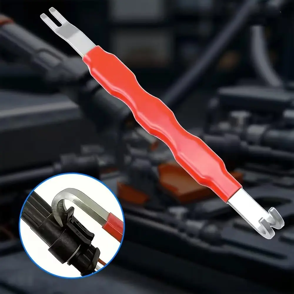 Automobile electrical terminal connector disconnector tool, plug connector disconnection tool, automotive universal electrical tools