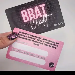 BRAT Novelty Card | Play Business Card and Play Contract | Parody and Satire