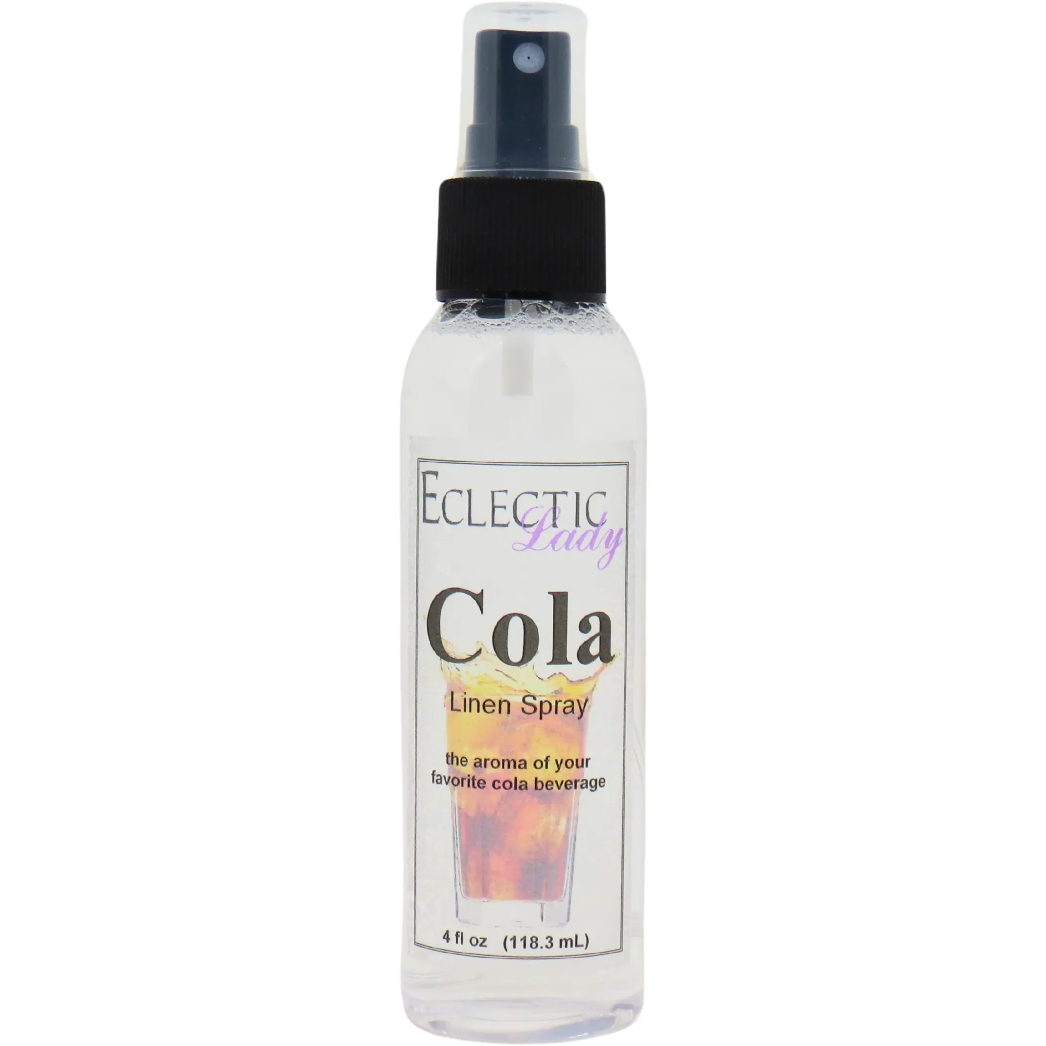 Cola Linen and Sheet Spray - No Artificial Colors, Parabens, or Preservatives - Long-Lasting Scent for Bed, Fabric & Pillow