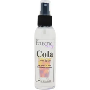 Cola Linen and Sheet Spray - No Artificial Colors, Parabens, or Preservatives - Long-Lasting Scent for Bed, Fabric & Pillow