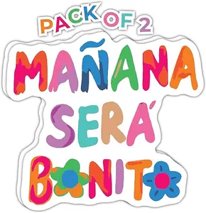(2pcs) Mañana Será Bonito Sticker – Vinyl Sticker Stickers for Adults, Cat Vinyl Decals Laptop Water Bottle Car Scrapbook Sticker  2″ x 2″, 3″ x 3″, 4″ x 4″, 5″ x 5″, and 6″ x 6″