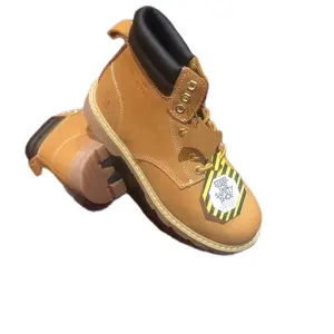 8605 Men’s steel toe work boots Non slip rubber water resistant construction