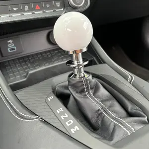 JSD Automatic Shifter Handle for 2015-2025 Mustang; White (NOT COMPATIBLE FOR GT350 & GT500)