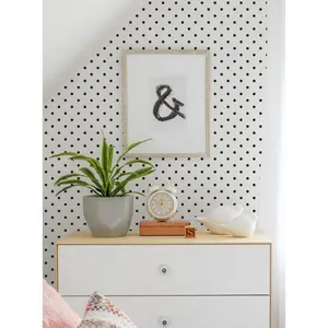 Small Polka Dots Wallpaper - Peel and Stick