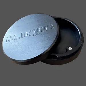 CLIKBIN V1.0 Premium Tin - Aerospace Grade Aluminum Storage Container with Unique Serial Number & American Craftsmanship Quality