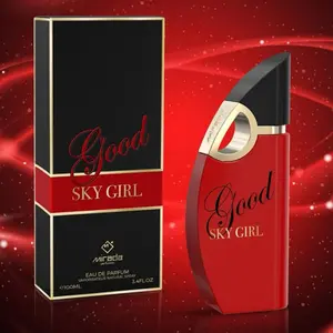 Mirada Good Sky Girl Eau de Parfum 100 ml 3.4 oz - Elegant Design in Black and Red Packaging