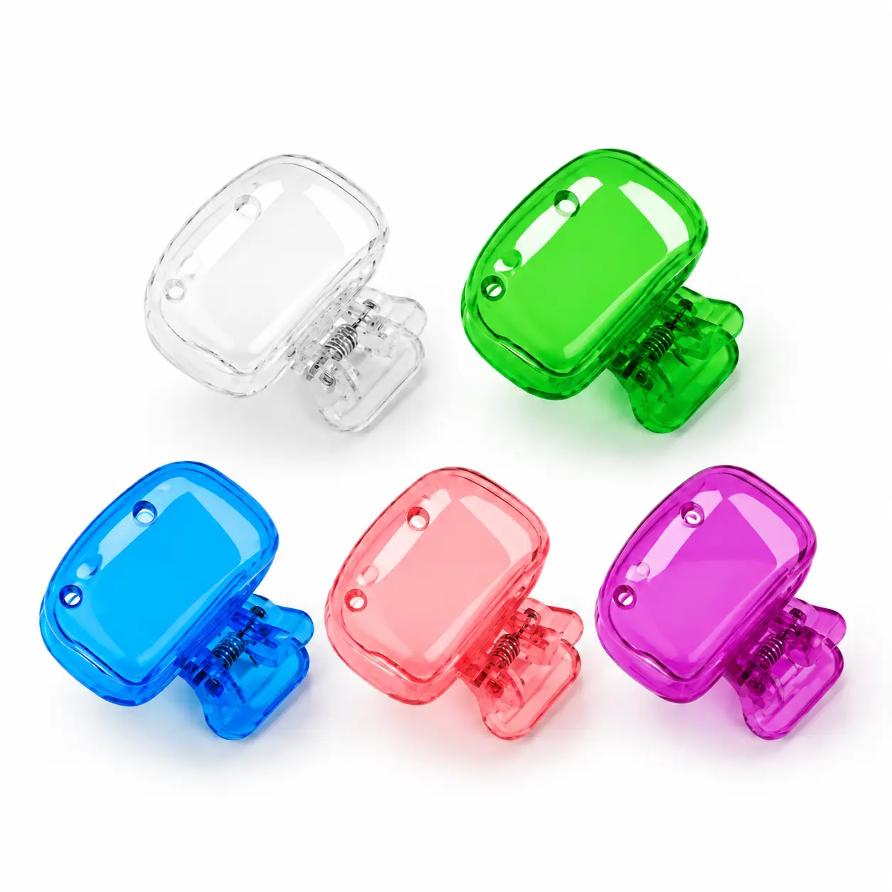 5-Pack Translucent Plastic Auto-Snap Toothbrush Protectors - Ventilated, Dustproof Cases for Travel, Hygienic Dental Care Toiletry Storage (Bathroom Home Supplies)