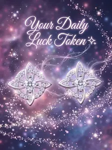 Lucky Witch Knot Earrings, Sparkling Zirconia Studs for Sensitive Ears, Perfect Gift for Her, Elegant Jewelry Accessory