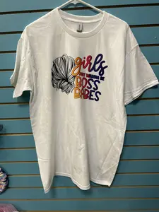 Girls just wanna be boss babes T shirt Cotton