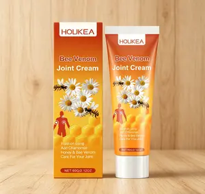 Houkea Bee Venom Soothing Joint Cream Daily Care for Joints, Knees, Elbows & Shoulders, Moisturizes & Soothes Skin