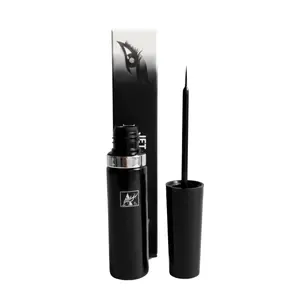 Adventure Jet Black Eyeliner - Intense Pigmentation Ultra-Pigmented Carbon Black Formula Precision Brush Tip Long-Wearing Formula Professional Quality