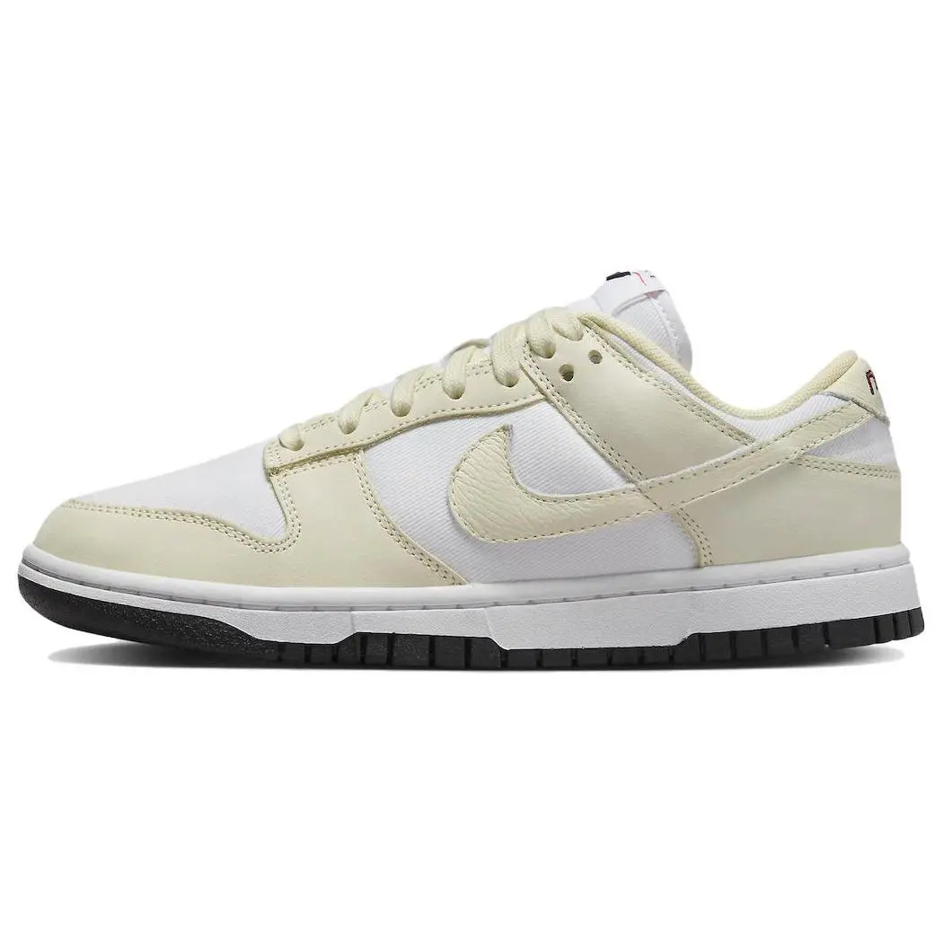 Women's New Nike Dunk Low Lx Casual Lace-Up Low-Top Round Toe Walking Shoes - White Coconut Milk, All Seasons Casual Wear, Style DZ2710-100, Selected by Variant Size