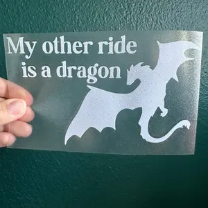 My other ride is a dragon car decal sticker My other ride is a dragon car decal sticker