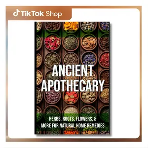 Ancient Apothecary: Herbs, Roots, Flowers & More for Natural Home Remedies Paperback Book - Comprehensive Guide to Herbal Medicine - Elise Ingram