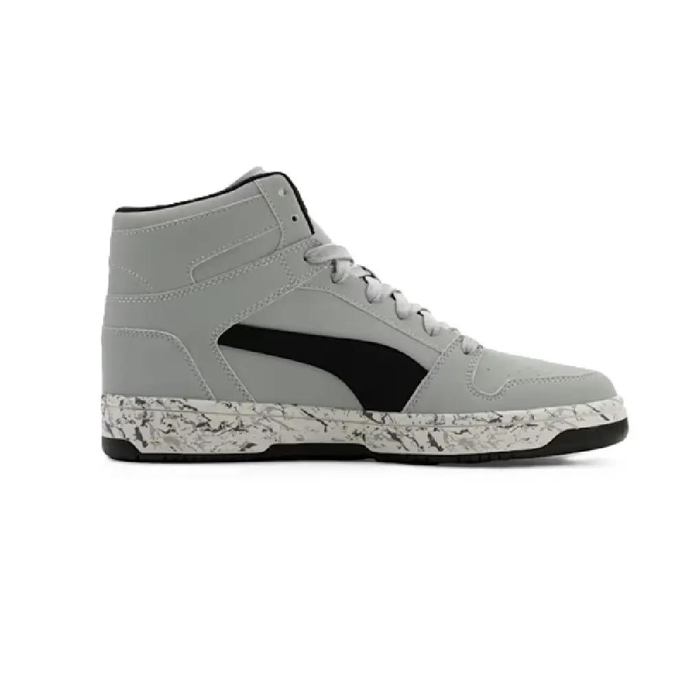 Men's Puma Rebound Layup NBK Marble 2 Cool Mid Gray-Puma Black (406558 02)