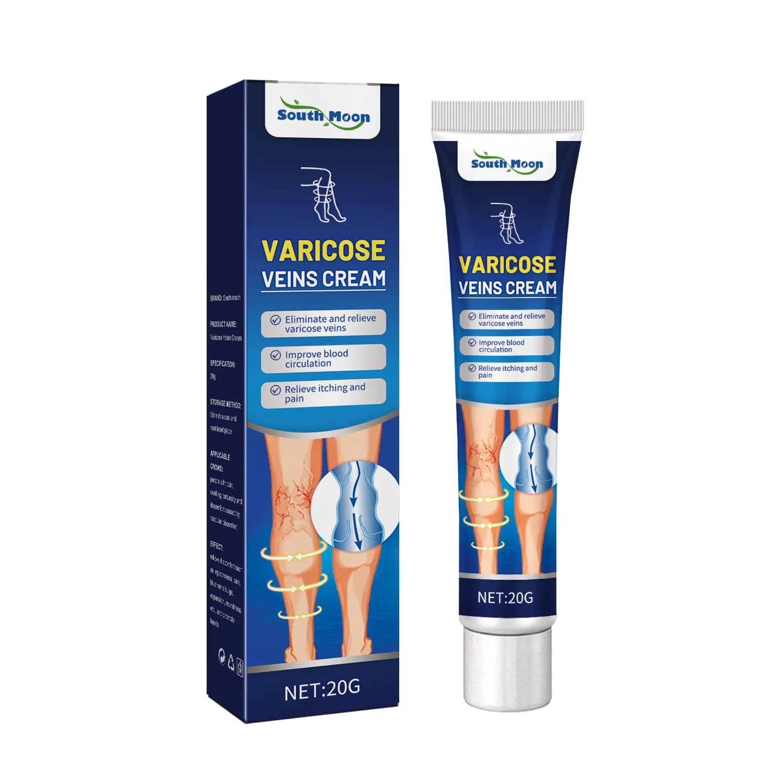 Vein Repair & Leg Relief Massage Cream 40g – Soothes Pain, Reduces Swelling & Improves Circulation
