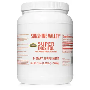 Sunshine Valley Super Inositol 1000g Dietary Supplement Powder for PCOS Fertility & Hormonal Balance Natural Non-GMO Form 100% Powder Form Vitamin B8
