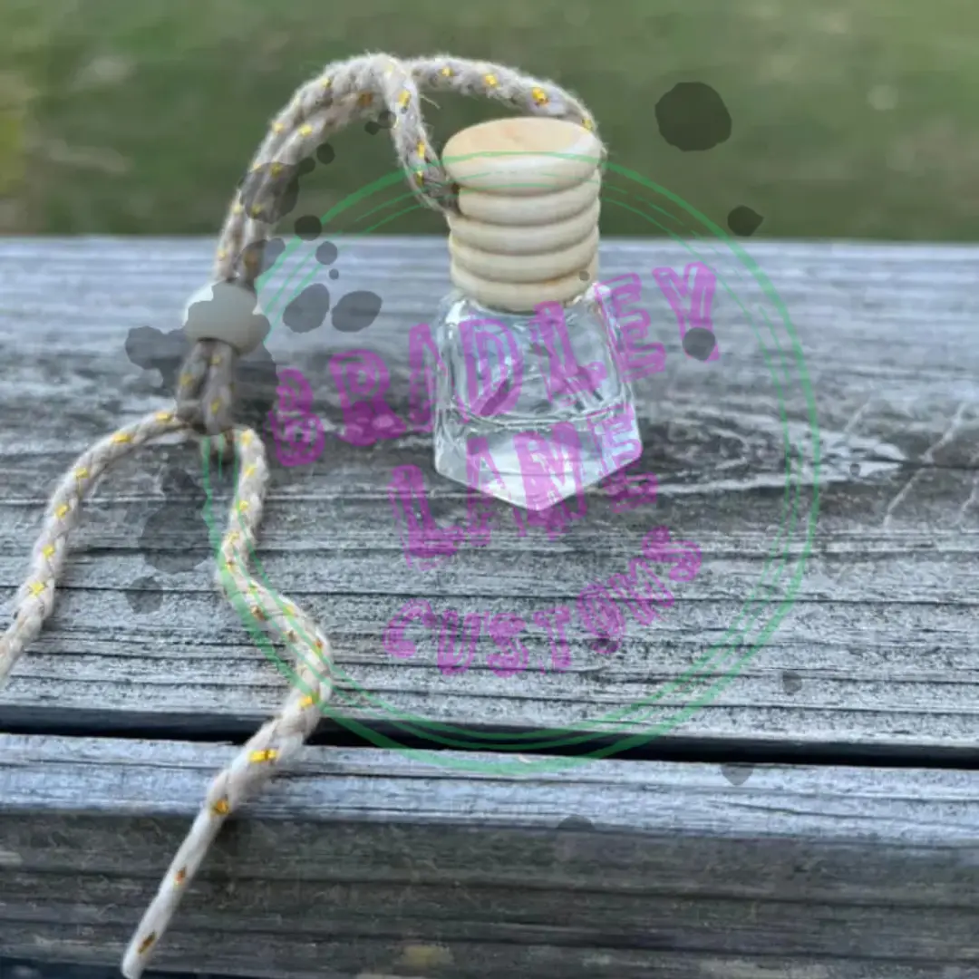 Pour Some Sugar On Me Valentine's Day Themed Essential Oil by Bradley Lane Customs 8ml Diamond Shape Car Diffuser with Adjustable Strap for Easy Hanging