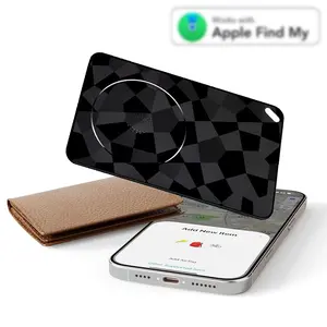 Travel Essential – Air Tag Tracker, Thin Smart Card Finder (Only 0.08 Inch), Wireless Tracker for Wallet, Passport, Luggage & Keys – Supports Apple Find My (iOS Only) – The  Gift for Forgetful Friends & Frequent Travelers