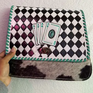 Woman's Checkered Crossbody Purse - Stylish Everyday Accessory for Casual & Slightly Dressy Looks in  Color with Unique Checkered Design