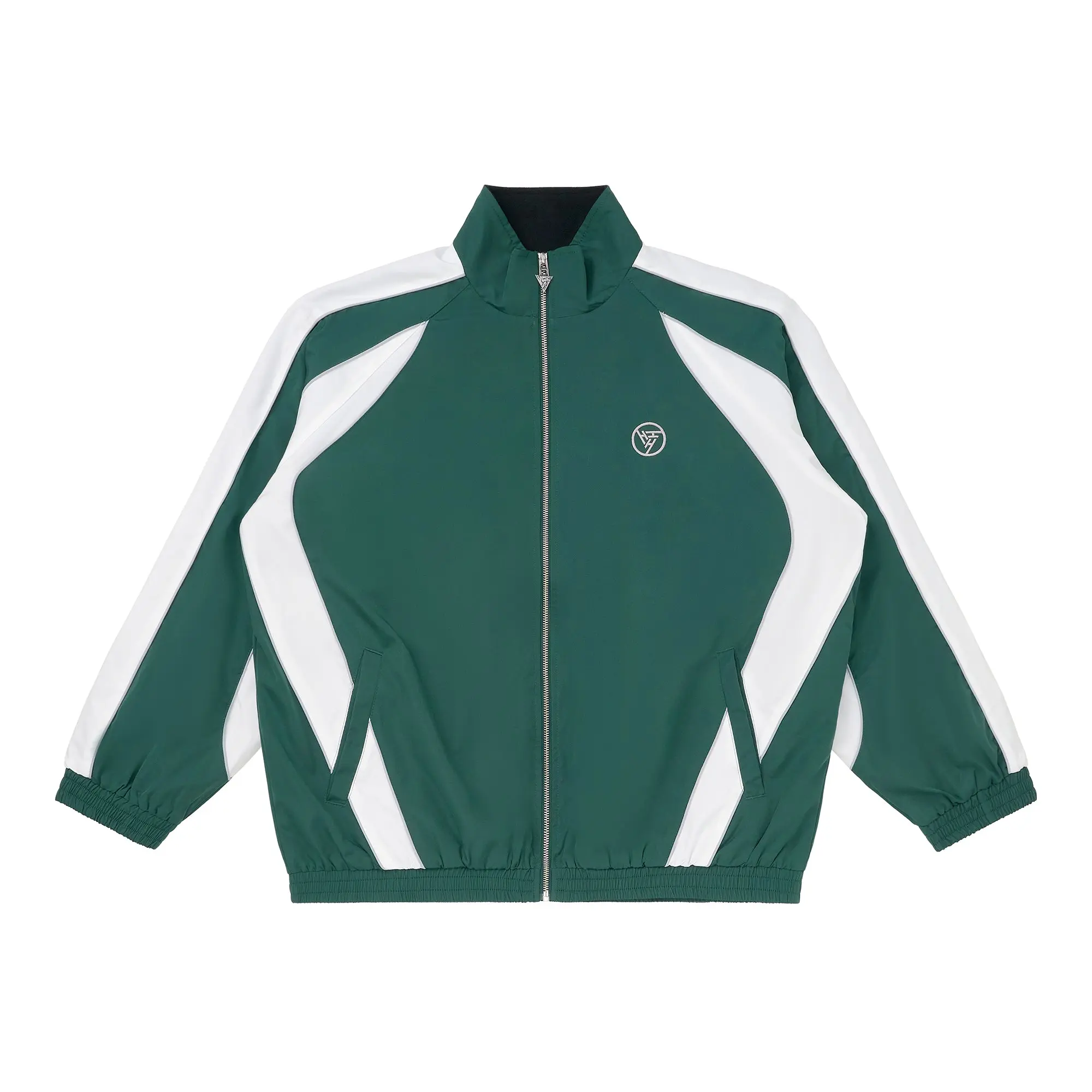 Hypland Men's Piping Hot Color-Block Windbreaker, Nylon Shell Jacket with a Warm Fleece Lining, True to Size Fit, Jackets, Clothes, Menswear, Tops, Worldwide