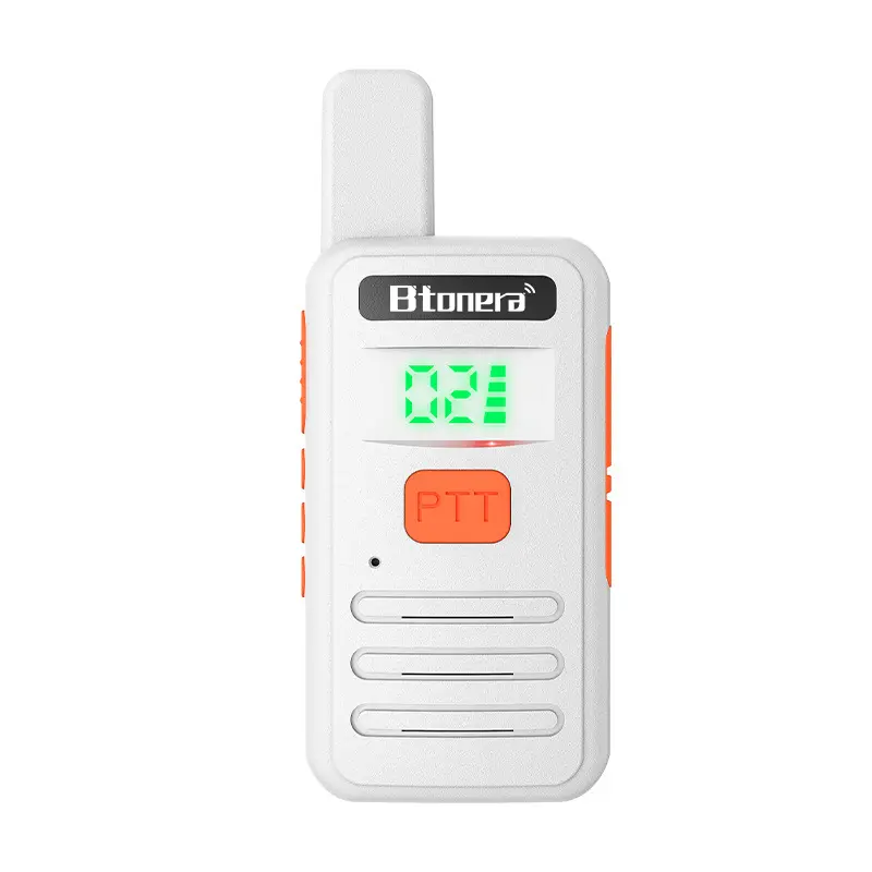 T1 Mini Professional PMR 446 Handheld Radio Walkie Talkie, Long-Range Portable 2-Way Radio