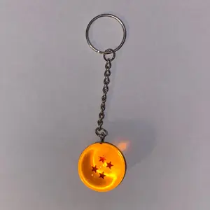 1pc Dragon Sphere With Four Stars Four-Star Keychain