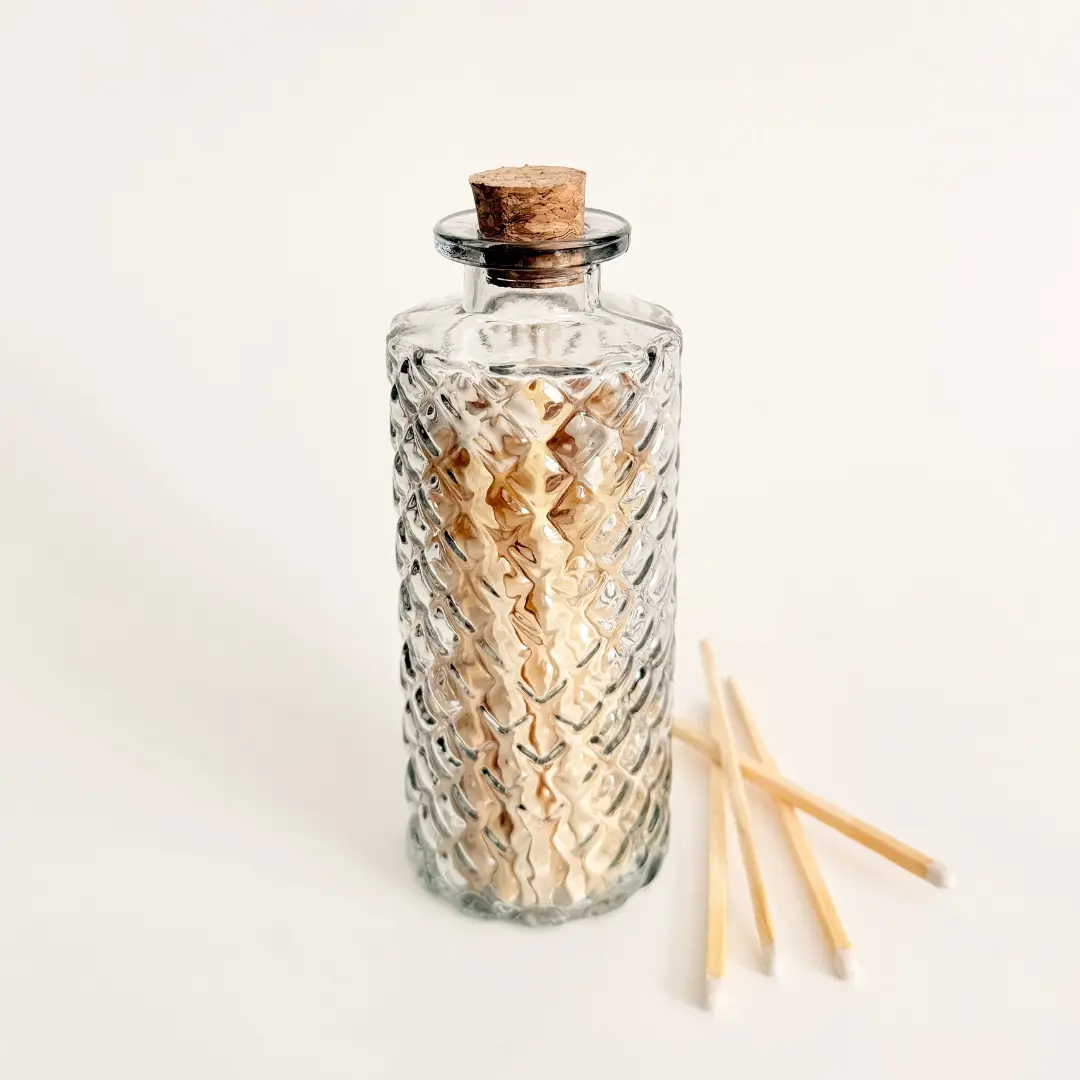 Grey Match Jar