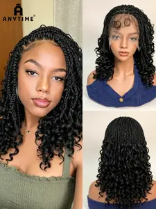 Twist Braid Hair Extension, 14-Inch Full Lace Wig Cap, Easy to Wear and Maintain, Suitable for Daily Use, Women's Hairstyle Accessory