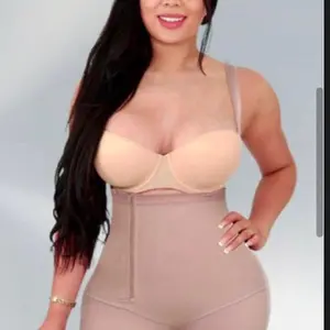 Faja Sensual2 booty Lift Invisible Shapewear Strapless High Compression Seamless with Side & Bottom Zipper for Women's Special Events