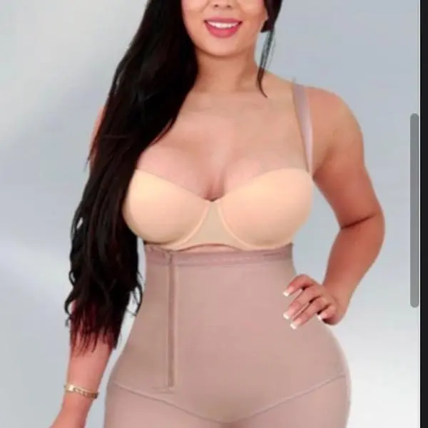Faja Sensual2 booty Lift Invisible Shapewear Strapless High Compression Seamless with Side & Bottom Zipper for Women's Special Events
