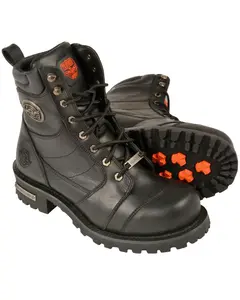 Milwaukee Leather Men's Men'S 8" Classic Logger Boot Round Toe - Mbm9030