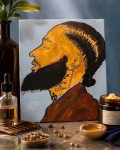 Nipsey Hussle Hand Painted Portrait