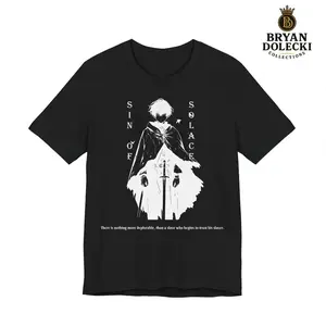 Sin of Solace Unisex T Shirt and Sweatshirt, Shadow Slave Inspired Graphic Tee, Dark Fantasy Streetwear Shirt