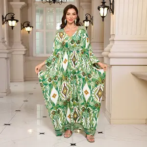 Vacation Loose Plus Size Maxi Dress Beach One-piece Robe Bikini Cover-up