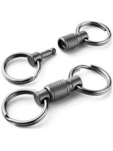 Aluminum Alloy Swivel Hook 360 Degree Rotating Detachable Multi-Functional Storage Hook, Portable Versatile Hanging Accessory