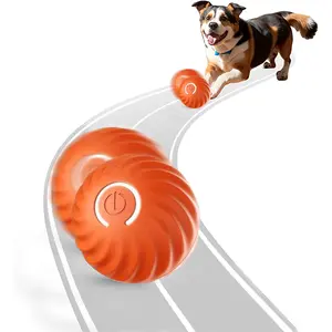Interactive Dog Toys - Automatic rolling ball，Very suitable for small, medium-sized and large dogs，Intelligent jumping - Balls that can move, bounce and rotate automatically. Vibration function - Keeps them busy all the time.-GTTQ