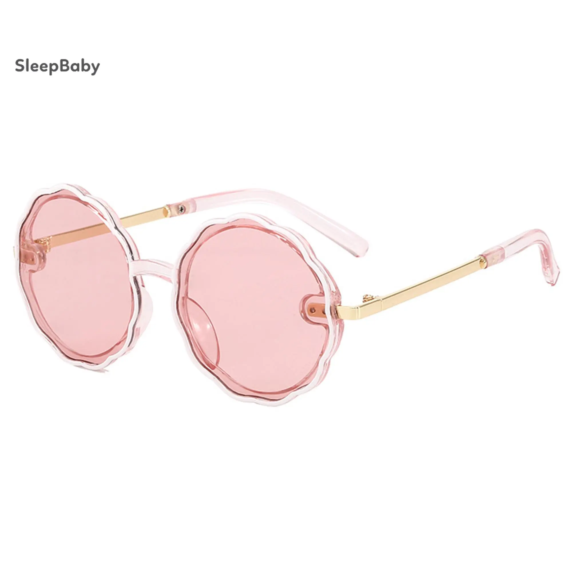 Kids' Floral Sunglasses with Unbreakable Polycarbonate Safe Frame, Round UV 400 Lens for Toddler Boys & Girls, One Size Fit, 2-6 Years