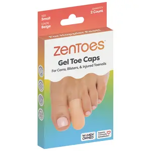 ZenToes Gel Toe Protector Caps - 2 Pack